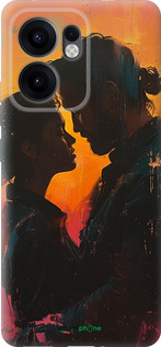 Силиконовый чехол Любовь на полотне для Oppo Reno13 F 5G / Reno13 F 4G - 6067u-3955 изображение 