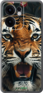 Силиконовый чехол Тигровое величие для Oppo Reno13 F 5G / Reno13 F 4G - 6080u-3955 изображение 