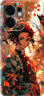 Силиконовый чехол Tanjiro для Oppo Reno13 F 5G / Reno13 F 4G - 6130u-3955 изображение 