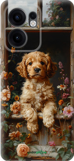 Силиконовый чехол Щенок cocker spaniel для Oppo Reno13 F 5G / Reno13 F 4G - 6136u-3955 изображение 