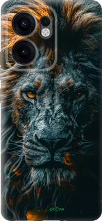 Силиконовый чехол Лев в сумерках для Oppo Reno13 F 5G / Reno13 F 4G - 6154u-3955 изображение 