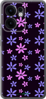 Силіконовий чехол з квітами для Oppo Reno13 F 5G / Reno13 F 4G - 6258u-3955 изображение 