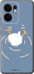 Силиконовый чехол Гусь ныряет для Oppo Reno13 F 5G / Reno13 F 4G - 6275u-3955 изображение 