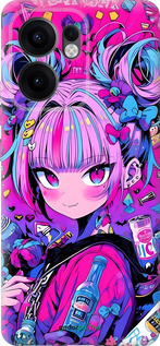 Силиконовый чехол Аниме милаха для Oppo Reno13 F 5G / Reno13 F 4G - 6314u-3955 изображение 