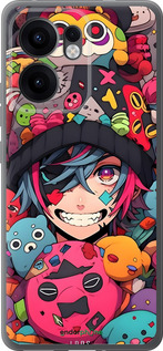 Силиконовый чехол Аниме парень для Oppo Reno13 F 5G / Reno13 F 4G - 6317u-3955 изображение 