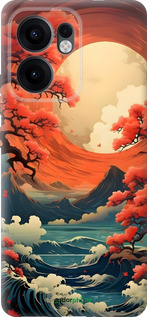 Силиконовый чехол Природа японии для Oppo Reno13 F 5G / Reno13 F 4G - 6327u-3955 изображение 