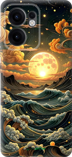 Силіконовий чехол Арт волны для Oppo Reno13 F 5G / Reno13 F 4G - 6332u-3955 изображение 