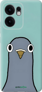 Силиконовый чехол Голубь для Oppo Reno13 F 5G / Reno13 F 4G - 6388u-3955 изображение 