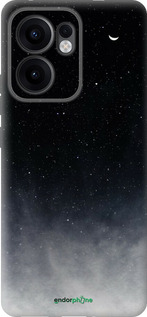 Силиконовый чехол Сині хмари, Синій місяць для Oppo Reno13 F 5G / Reno13 F 4G - 6396u-3955 изображение 