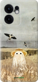 Силиконовый чехол Призрак в поле для Oppo Reno13 F 5G / Reno13 F 4G - 6427u-3955 изображение 