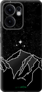 Силіконовий чехол Мінімалістичний гірський краєвид для Oppo Reno13 F 5G / Reno13 F 4G - 6438u-3955 изображение 