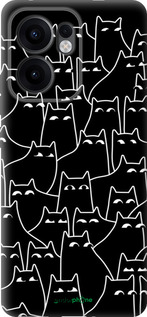 Силіконовий чехол Із зображенням кішок для Oppo Reno13 F 5G / Reno13 F 4G - 6470u-3955 изображение 