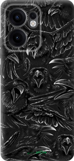 Силиконовый чехол Воронья ярость для Oppo Reno13 F 5G / Reno13 F 4G - 6474u-3955 изображение 