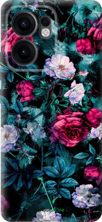 Силиконовый чехол Сад и розы для Oppo Reno13 F 5G / Reno13 F 4G - 6483u-3955 изображение 