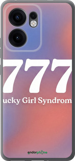 Силиконовый чехол 'Aesthetic Aura Gradient 777 Lucky Energy' для Oppo Reno13 F 5G / Reno13 F 4G изображение 3