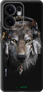 Силиконовый чехол Волк-меломан для Oppo Reno13 F 5G / Reno13 F 4G - 875u-3955 изображение 