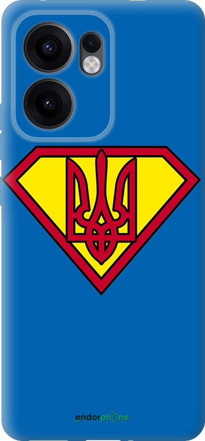 Силиконовый чехол Супер Тризуб для Oppo Reno13 F 5G / Reno13 F 4G - 1164u-3955 изображение 