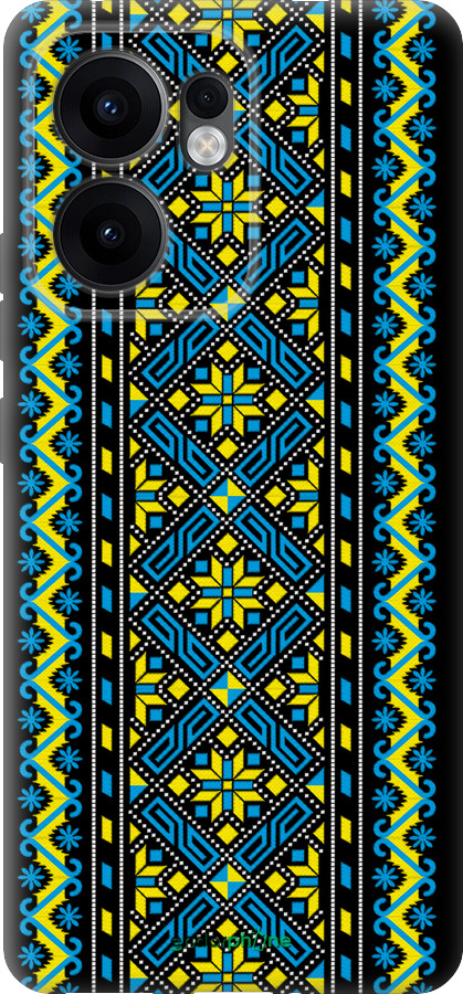 Силиконовый чехол Вышиванка 39 для Oppo Reno13 F 5G / Reno13 F 4G - 1173u-3955 изображение 