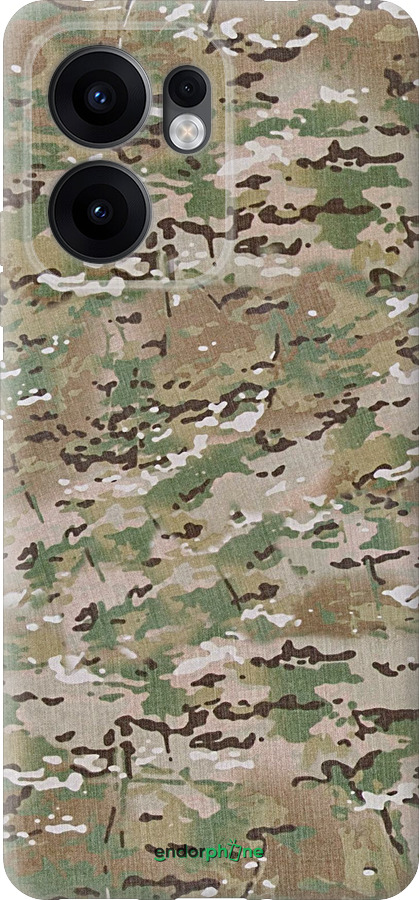 Силиконовый чехол Камуфляж v5 для Oppo Reno13 F 5G / Reno13 F 4G - 1201u-3955 изображение 