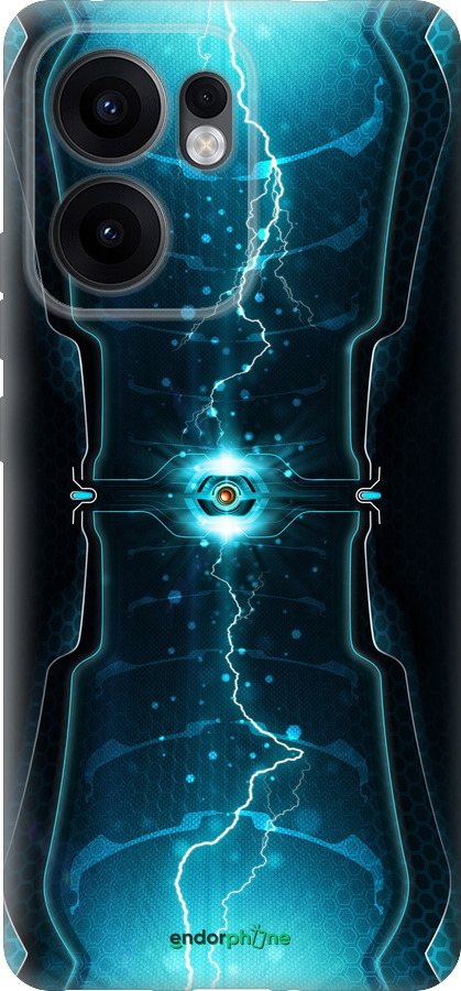 Силиконовый чехол Молнии в цилиндре для Oppo Reno13 F 5G / Reno13 F 4G - 120u-3955 изображение 