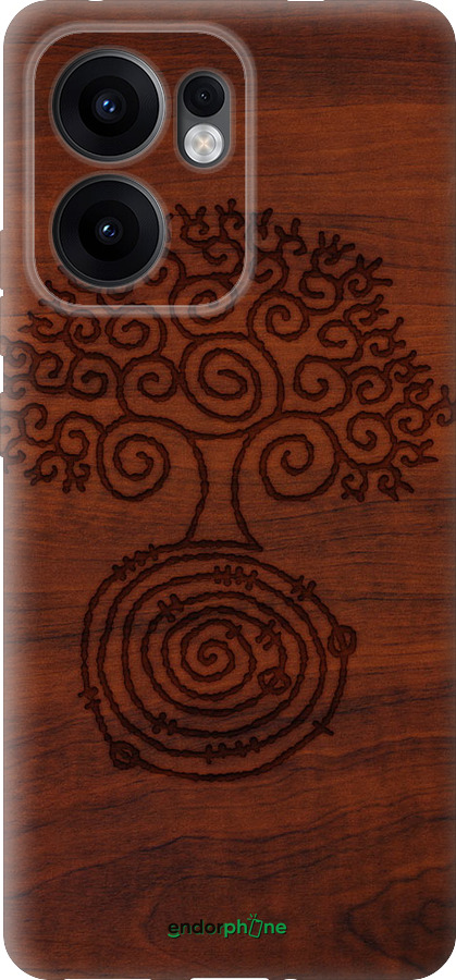 Силиконовый чехол Узор дерева для Oppo Reno13 F 5G / Reno13 F 4G - 4119u-3955 изображение 