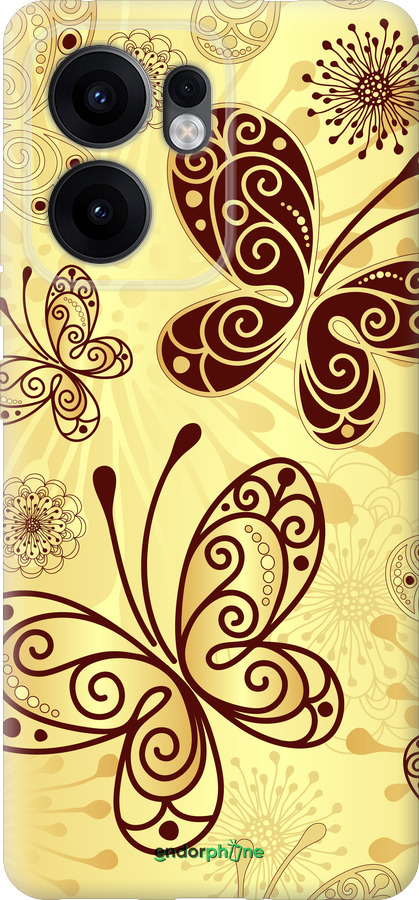 Силіконовий чехол Красиві метелики для Oppo Reno13 F 5G / Reno13 F 4G - 4170u-3955 изображение 