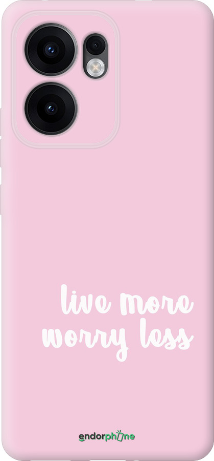 Силиконовый чехол Живи больше для Oppo Reno13 F 5G / Reno13 F 4G - 4347u-3955 изображение 