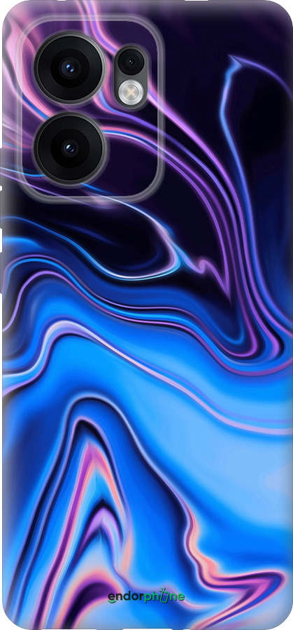 Силиконовый чехол Узор воды для Oppo Reno13 F 5G / Reno13 F 4G - 4491u-3955 изображение 