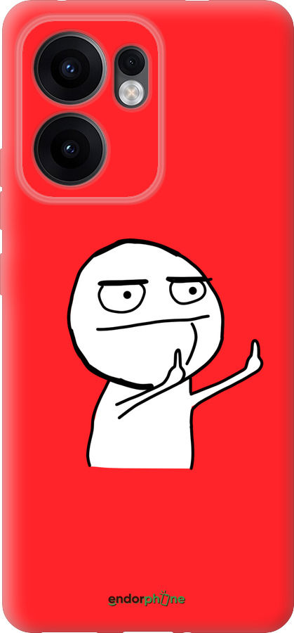 Силиконовый чехол Мем для Oppo Reno13 F 5G / Reno13 F 4G - 4578u-3955 изображение 