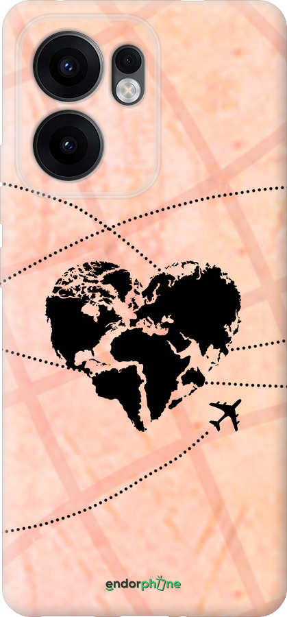 Силиконовый чехол Путешествуй для Oppo Reno13 F 5G / Reno13 F 4G - 4607u-3955 изображение 