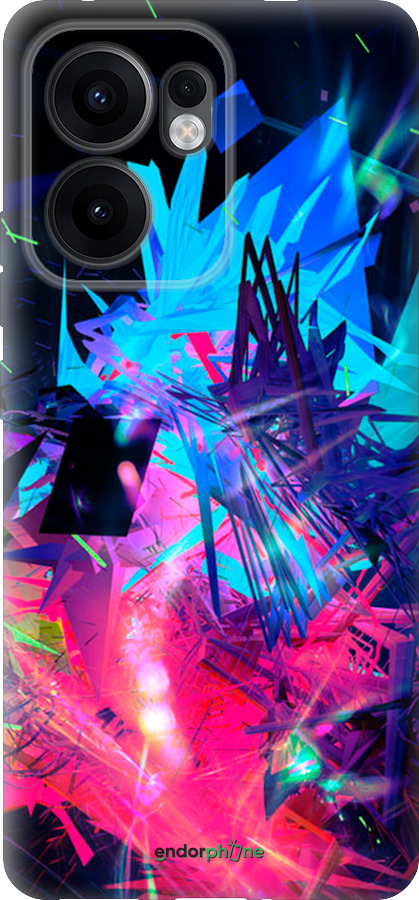 Силиконовый чехол Абстрактный чехол для Oppo Reno13 F 5G / Reno13 F 4G - 4681u-3955 изображение 