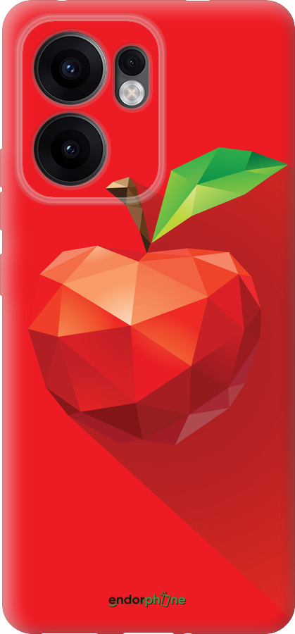 Силиконовый чехол Яблоко для Oppo Reno13 F 5G / Reno13 F 4G - 4696u-3955 изображение 