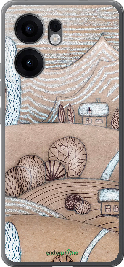 Силиконовый чехол Сказочные холмы для Oppo Reno13 F 5G / Reno13 F 4G - 4749u-3955 изображение 