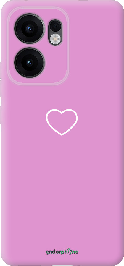 Силиконовый чехол Сердце 2 для Oppo Reno13 F 5G / Reno13 F 4G - 4863u-3955 изображение 