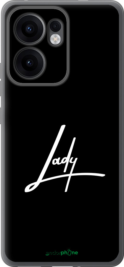 Силіконовий чехол Lady 2 для Oppo Reno13 F 5G / Reno13 F 4G - 4867u-3955 изображение 