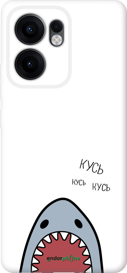 Силиконовый чехол Акула для Oppo Reno13 F 5G / Reno13 F 4G - 4870u-3955 изображение 