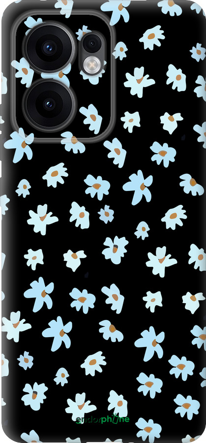 Силиконовый чехол Цветочный для Oppo Reno13 F 5G / Reno13 F 4G - 4900u-3955 изображение 