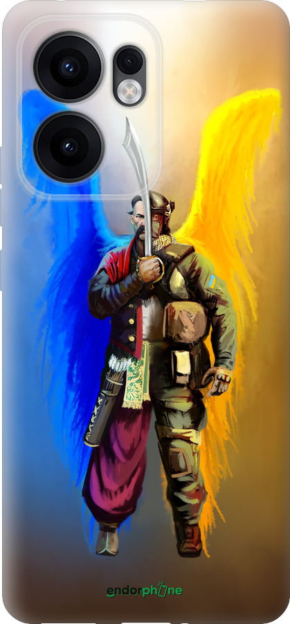 Силіконовий чехол Воїн Ангел  для Oppo Reno13 F 5G / Reno13 F 4G - 5317u-3955 изображение 