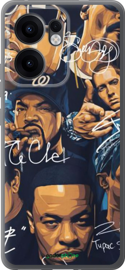 Силиконовый чехол № 5338 для Oppo Reno13 F 5G / Reno13 F 4G - 5338u-3955 изображение 