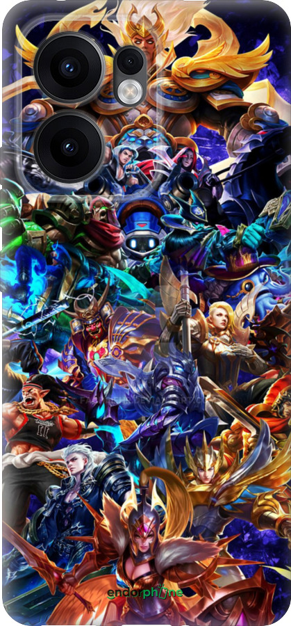 Силиконовый чехол № 5375 для Oppo Reno13 F 5G / Reno13 F 4G - 5375u-3955 изображение 