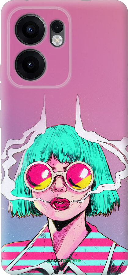 Силиконовый чехол Поп арт девушка для Oppo Reno13 F 5G / Reno13 F 4G - 5378u-3955 изображение 