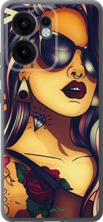 Силиконовый чехол № 5384 для Oppo Reno13 F 5G / Reno13 F 4G - 5384u-3955 изображение 