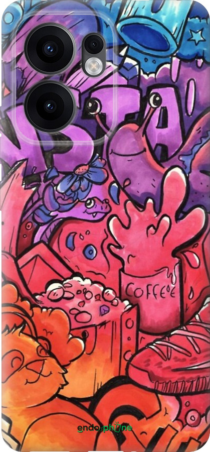 Силиконовый чехол № 5391 для Oppo Reno13 F 5G / Reno13 F 4G - 5391u-3955 изображение 