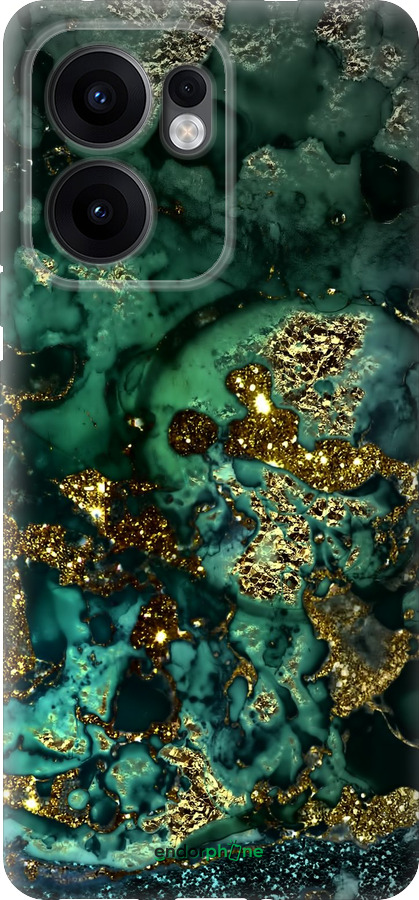 Силіконовий чехол Мармур золото багатство для Oppo Reno13 F 5G / Reno13 F 4G - 5419u-3955 изображение 