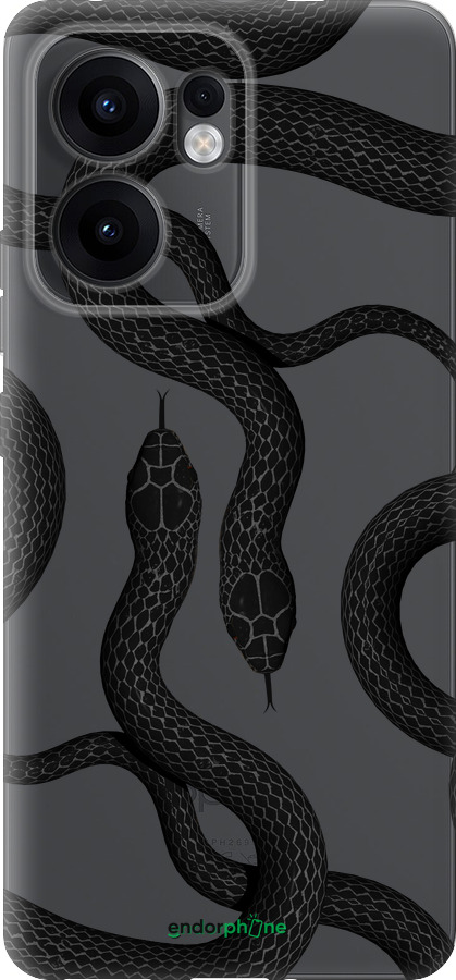 Силиконовый чехол Змеи для Oppo Reno13 F 5G / Reno13 F 4G - 5473u-3955 изображение 