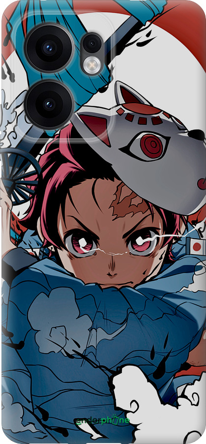 Силиконовый чехол Танджиро Камадо для Oppo Reno13 F 5G / Reno13 F 4G - 5574u-3955 изображение 