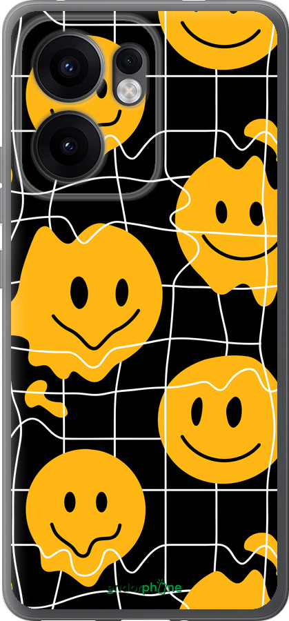 Силіконовий чехол Смайли v3 для Oppo Reno13 F 5G / Reno13 F 4G - 5623u-3955 изображение 