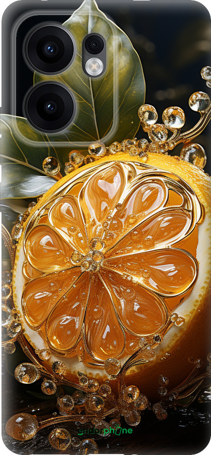 Силиконовый чехол Лимон для Oppo Reno13 F 5G / Reno13 F 4G - 5647u-3955 изображение 