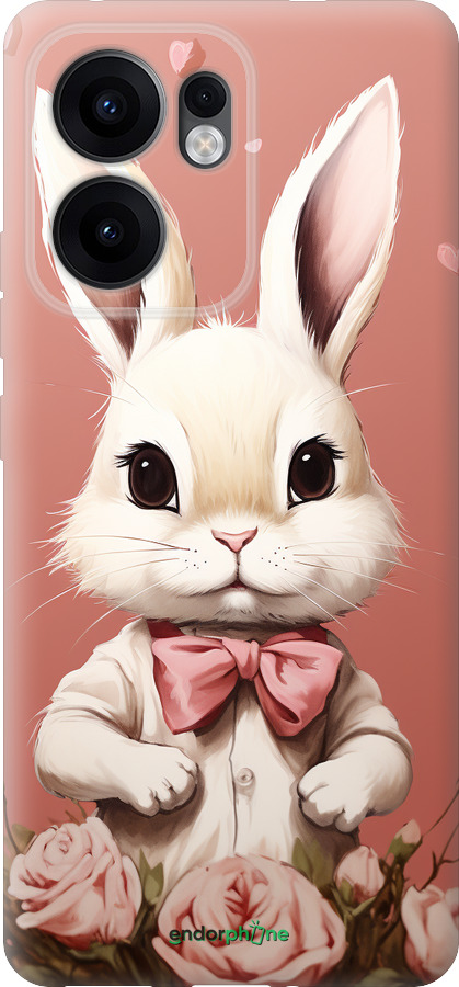 Силіконовий чехол Зайчик для Oppo Reno13 F 5G / Reno13 F 4G - 5669u-3955 изображение 