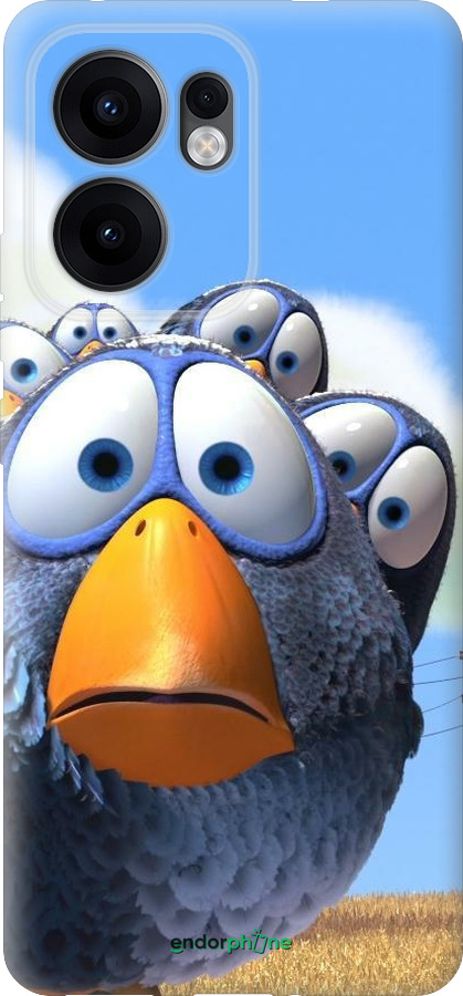 Силиконовый чехол Angry Birds для Oppo Reno13 F 5G / Reno13 F 4G - 6008u-3955 изображение 